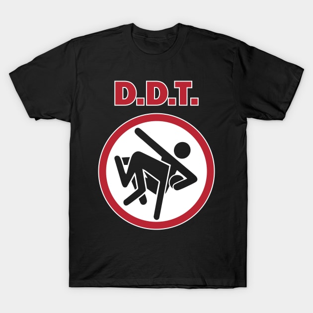 D.D.T. THRASH ZONE LOGO T-Shirt by Gimmickbydesign